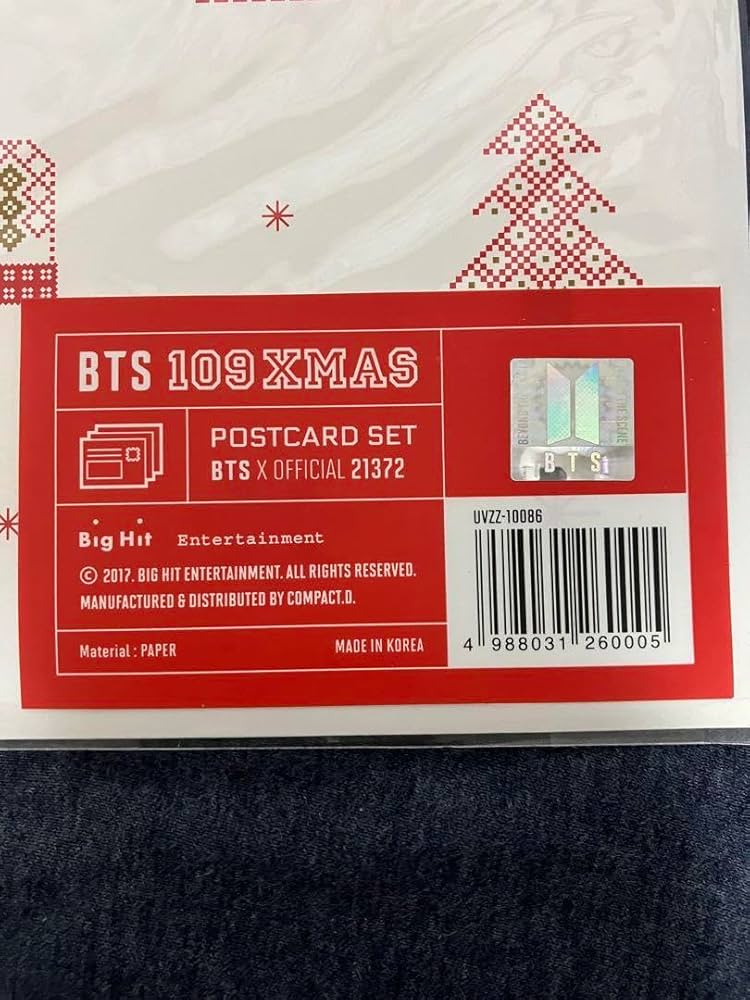 BTS クリスマス トレカ 109 BTS マグネット 109 クリスマス